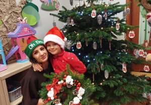 „Świąteczne wianki” – warsztaty bożonarodzeniowe w gr. XII