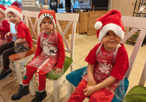 Mikołajkowe warsztaty robienia pizzy w grupie II i spotkanie ze Świętym Mikołajem