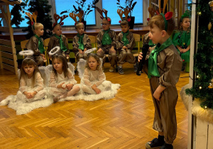 „Choinka w Aniołkowie”- spotkanie świąteczne w grupie II