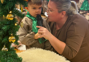 „Choinka w Aniołkowie”- spotkanie świąteczne w grupie II