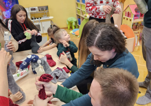 „Boże Narodzenie- czas bycia razem”- warsztaty świąteczne w grupie I