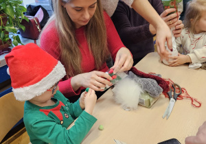 „Boże Narodzenie- czas bycia razem”- warsztaty świąteczne w grupie I