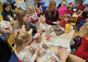 „Boże Narodzenie- czas bycia razem”- warsztaty świąteczne w grupie I