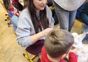 „Boże Narodzenie- czas bycia razem”- warsztaty świąteczne w grupie I