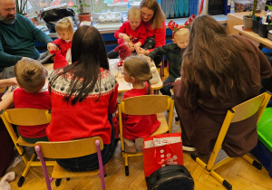 „Boże Narodzenie- czas bycia razem”- warsztaty świąteczne w grupie I