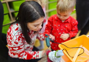 „Boże Narodzenie- czas bycia razem”- warsztaty świąteczne w grupie I