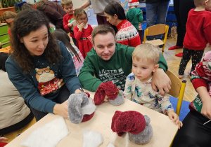 „Boże Narodzenie- czas bycia razem”- warsztaty świąteczne w grupie I