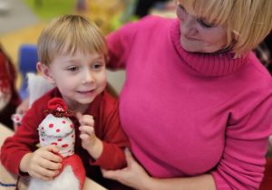 „Boże Narodzenie- czas bycia razem”- warsztaty świąteczne w grupie I