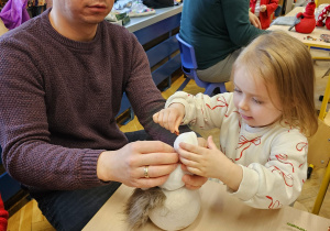 „Boże Narodzenie- czas bycia razem”- warsztaty świąteczne w grupie I