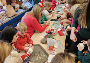 „Boże Narodzenie- czas bycia razem”- warsztaty świąteczne w grupie I