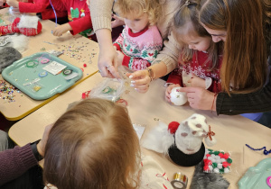 „Boże Narodzenie- czas bycia razem”- warsztaty świąteczne w grupie I