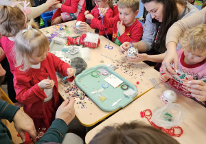 „Boże Narodzenie- czas bycia razem”- warsztaty świąteczne w grupie I