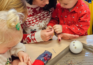 „Boże Narodzenie- czas bycia razem”- warsztaty świąteczne w grupie I
