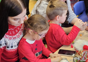 „Boże Narodzenie- czas bycia razem”- warsztaty świąteczne w grupie I