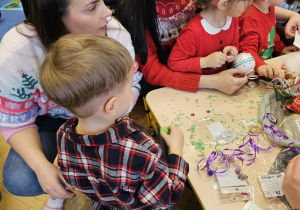 „Boże Narodzenie- czas bycia razem”- warsztaty świąteczne w grupie I