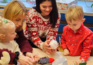 „Boże Narodzenie- czas bycia razem”- warsztaty świąteczne w grupie I