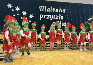 Przedstawienie świąteczne "Elfy wesołe"- grupa VII