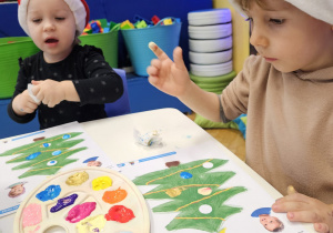 „W oczekiwaniu na Święta Bożego Narodzenia” – świąteczny czas u maluszków grupy I