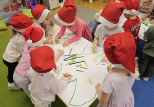 „W oczekiwaniu na Święta Bożego Narodzenia” – świąteczny czas u maluszków grupy I