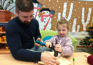 "Serduszko dla Babć i Dziadków"- warsztaty z rodzicami w grupie II