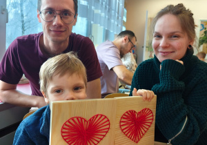 "Serduszko dla Babć i Dziadków"- warsztaty z rodzicami w grupie II