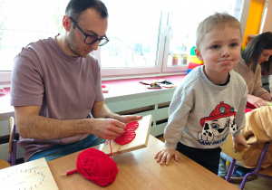 "Serduszko dla Babć i Dziadków"- warsztaty z rodzicami w grupie II