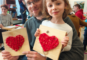 "Serduszko dla Babć i Dziadków"- warsztaty z rodzicami w grupie II