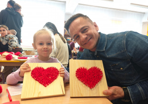 "Serduszko dla Babć i Dziadków"- warsztaty z rodzicami w grupie II