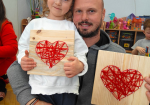 "Serduszko dla Babć i Dziadków"- warsztaty z rodzicami w grupie II