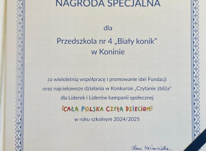 Nagroda specjalna za całokształt pracy w ramach społecznej Kampanii CPcd