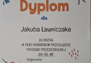 XXXII Przegląd Piosenki Przedszkolnej „Do-re-mi”