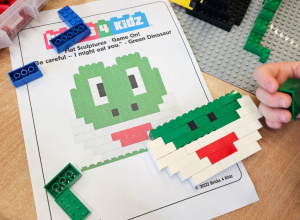 „Gdzie jest T.rex ?„– Kids Lab w grupie V