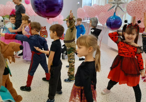 Bal karnawałowo – walentynkowy w grupie V.