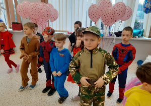 Bal karnawałowo – walentynkowy w grupie V.