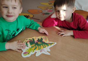 "Tajemnice prehistorycznego świata dinozaurów"-czyli projekt edukacyjny w grupie II