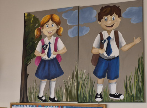 Wizyta starszaków z grup III, IV, V, VI w Szkole Podstawowej nr 1 w Koninie