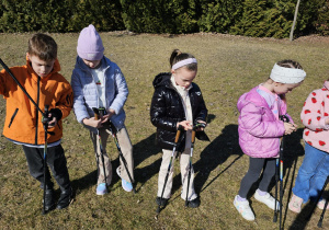 „Kijki w małych rączkach” – Nordic Walking dla przedszkolaków – gr. IV