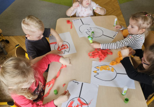 Powitanie wiosny w grupie maluszków- grupa I