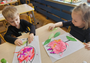 Powitanie wiosny w grupie maluszków- grupa I