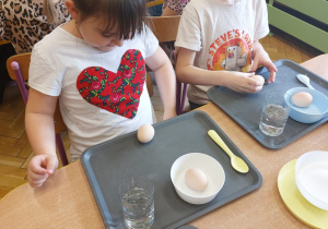 ,,Eksperymenty z jajkiem” - Wielkanocne warsztaty z KidsLab w grupie V