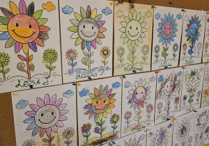 „Pierwsze wiosenne kwiatki” – sensorycznie i artystycznie w grupie I maluszków