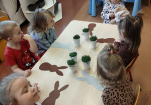 Wielkanocne zabawy plastyczne w grupie IX