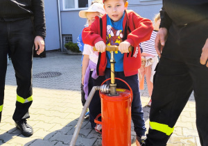 Wycieczka do Komendy Miejskiej Państwowej Straży Pożarnej w Koninie- gr. XII