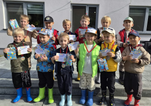 Jesienna gra terenowa na Dzień Chłopaka w grupie IX