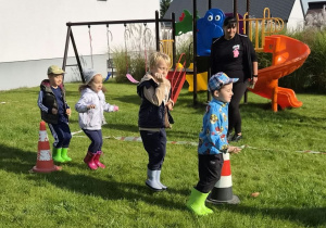 Jesienna gra terenowa na Dzień Chłopaka w grupie IX
