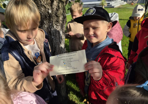 Jesienna gra terenowa na Dzień Chłopaka w grupie IX