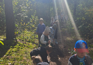 „Leśna Przygoda z okazji Dnia Chłopaka” - Wyjazd grupy VIII do Nadleśnictwa w Grodźcu