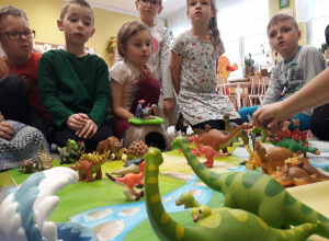 Świat dinozaurów w miniaturze - grupa X